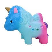 PU super unicorn four legged gradient horse
